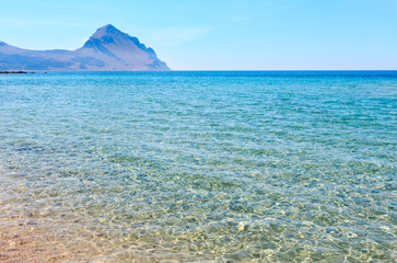 Monte Cofano mount view, Sicily, Italy