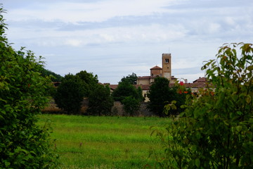 L'Abbazia di Praglia tra le chiome degli alberi