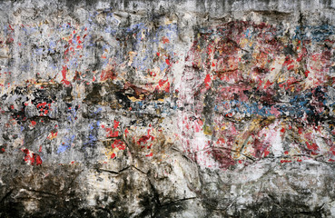 Alte indische Plakatwand