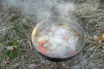 Lamb with pepper and onions