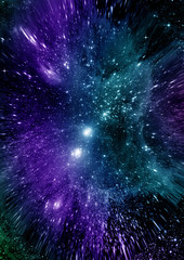 galaxy in a free space © marusja2