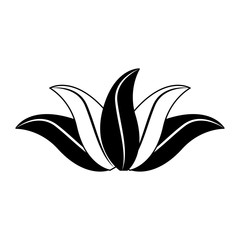 green leaves tropical natural foliage image vector illustration