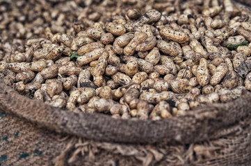 peanuts for sale on market