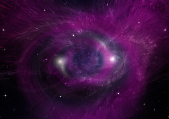 Fototapeta premium galaxy in a free space