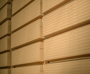 stack of Medium Density Fibreboard (MDF)