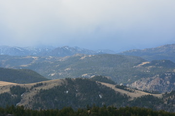 Hazy days over the Rockies