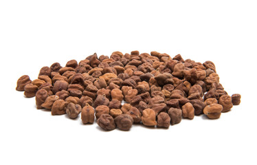 dried chickpeas isolated