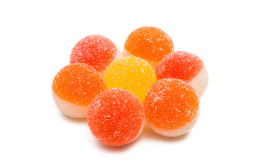marmalade candy isolated