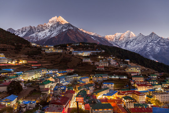 Namche Bazaar, Everest Trek, Himalaya, Nepal