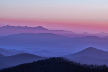 Fototapeta na wymiar Sunrise Smoky Mountains