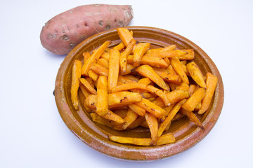 frites de patates douces