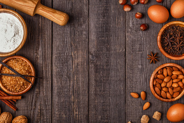 Ingredients for cooking baking.