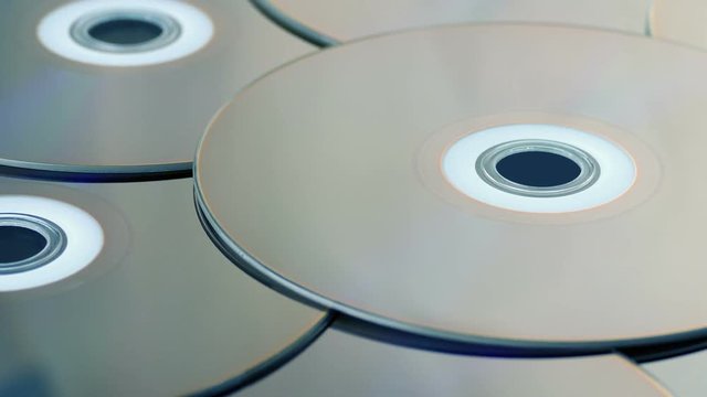 BluRay Discs Closeup