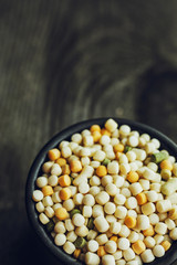 Colorful Couscous in a small cup