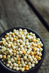 Colorful Couscous in a small cup