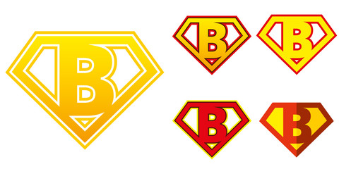 Super hero Logo Letters Superhero Alphabet © ichbinsam
