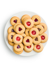 Sweet jelly cookies.