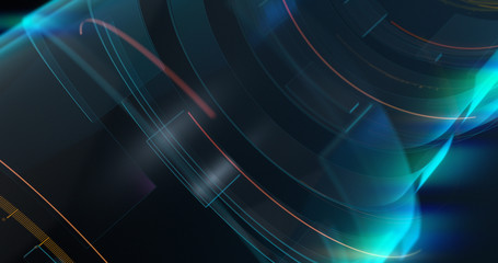 Graphical Modern Digital World News Studio Background. Abstract Digital World with Digital Binary Code Background