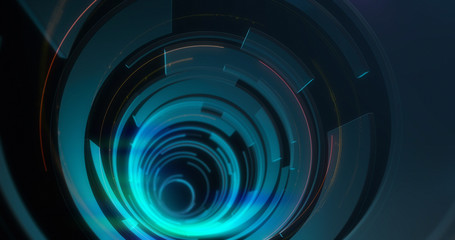 Graphical Modern Digital World News Studio Background. Abstract Digital World with Digital Binary Code Background