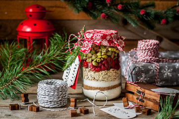 Christmas Cookie Mix in a Jar
