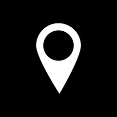 Simple location icon vector