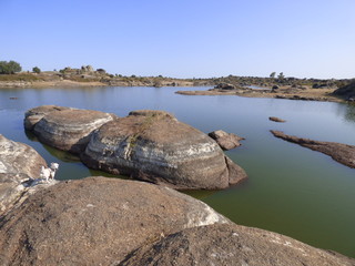 Parque de los Barruecos en Caceres  ( Extremadura, España)