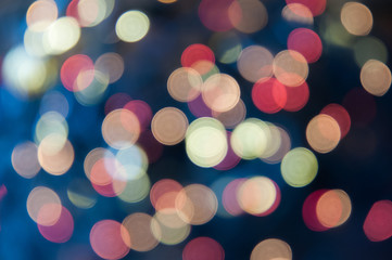 sparkling abstract bokeh background red color with glitter circles