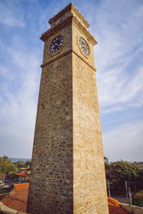 Naklejka premium Old clock tower 