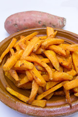 frites de patates douces