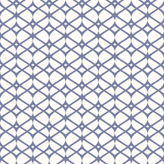 Vector mesh seamless pattern. Texture of lace, lattice, net. Blue and white