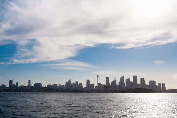 Sydney cityscape urban background