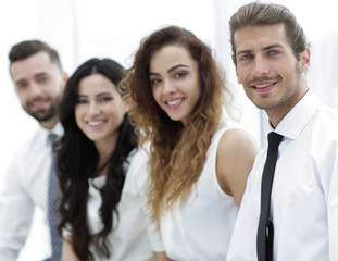 closeup.successful business team.