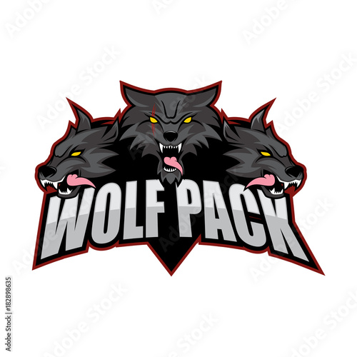 Download "Wolfpack Vector Logo" Stock image and royalty-free vector ...