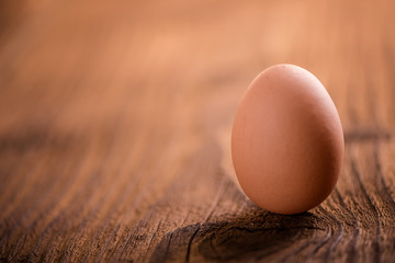eggs on old wood background