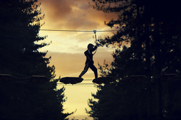 evening high ropes