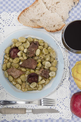 Typical stew of Fava beans