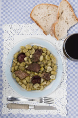 Typical stew of Fava beans