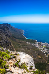 Table mountain in cape town