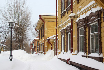 Wood carving in Russia