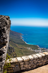 Table mountain in cape town