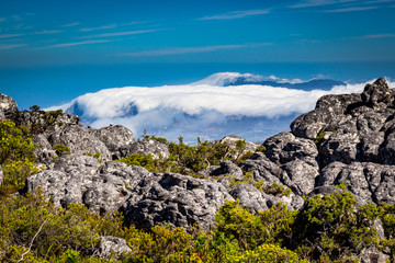 Table mountain in cape town