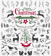 Christmas design elements