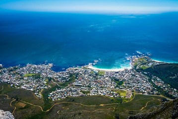 Table mountain in cape town