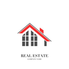 Abstract real estate, house, apartment, building logo vector design template