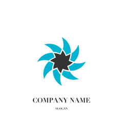 Abstract logo design for company or web design