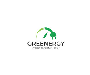 Renewable Energy Logo Template. Green Energy Vector Design. Ecological Illustration