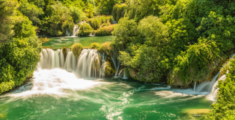Tropical waterfall