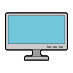 monitor computer isolated icon vector illustration design