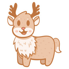 Fototapeta premium Happy Christmas reindeer