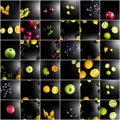 Fruits and vegetables Collage